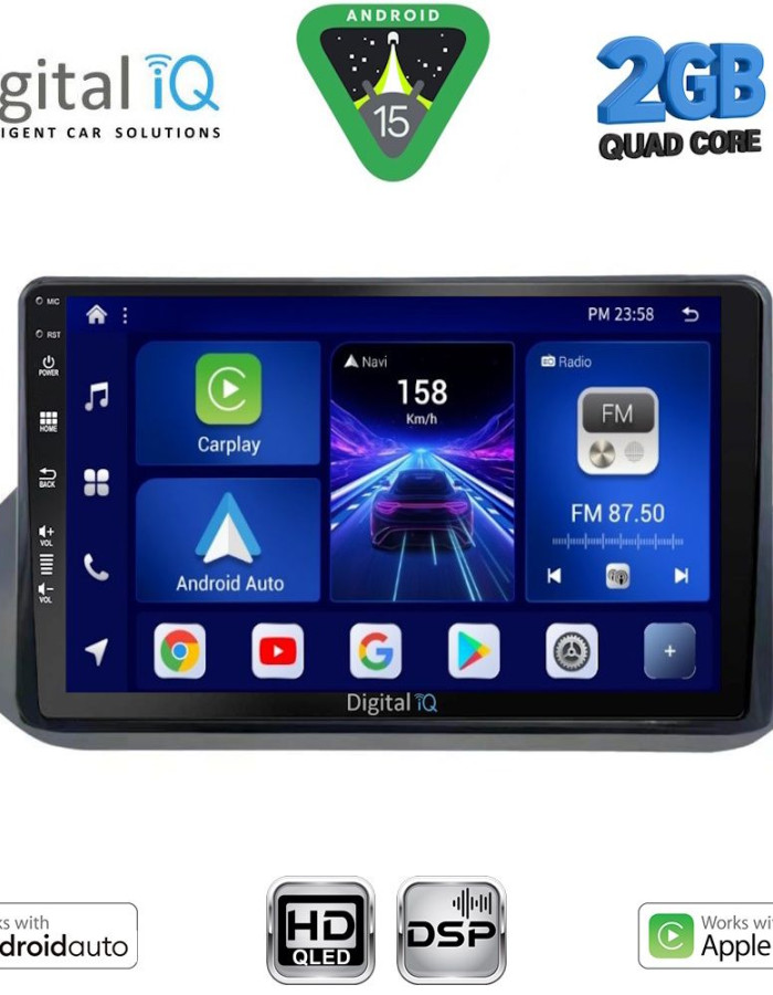 DIGITAL IQ BXC 3469_CPAA (10inc) MULTIMEDIA TABLET for NISSAN QASHQAI – XTRAIL mod. 2021-2024