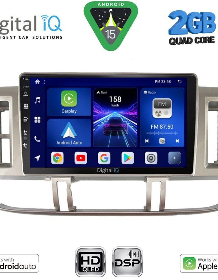 DIGITAL IQ BXC 3474_CPAA (9inc) MULTIMEDIA TABLET for NISSAN XTRAIL mod. 2000-2004