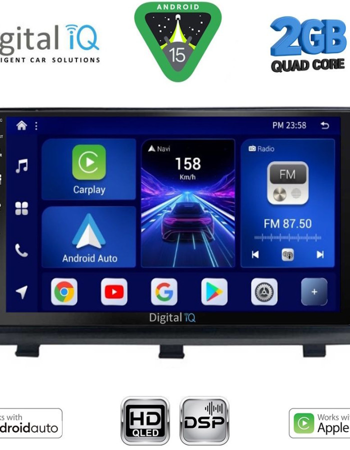 DIGITAL IQ BXC 3480_CPAA (9inc) MULTIMEDIA TABLET for OPEL ANTARA mod. 2006-2016