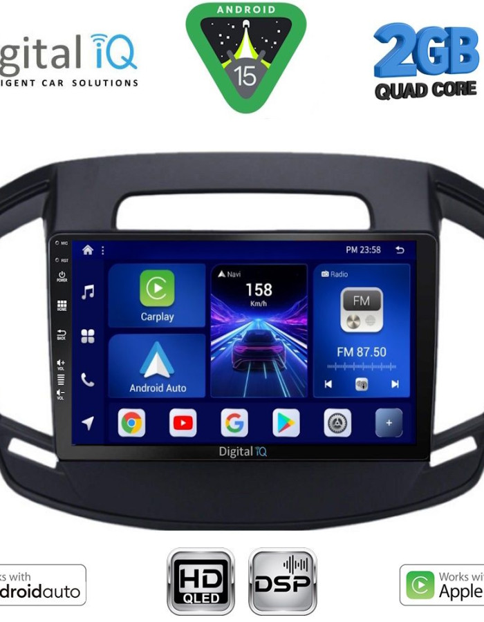 DIGITAL IQ BXC 3492_CPAA (9inc) MULTIMEDIA TABLET for OPEL INSIGNIA mod.2014-2017