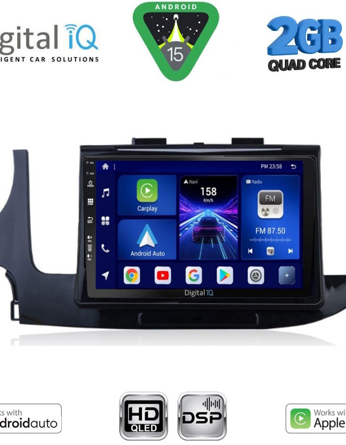 DIGITAL IQ BXC 3497_CPAA (9inc) MULTIMEDIA TABLET for OPEL MOKKA mod. 2016-2021