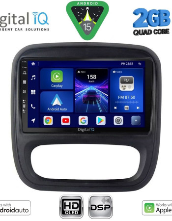 DIGITAL IQ BXC 3499_CPAA (9inc) MULTIMEDIA TABLET for OPEL VIVARO – RENAULT TRAFIC – FIAT TALENDO – NISSAN NV 300 mod. 2014-2020