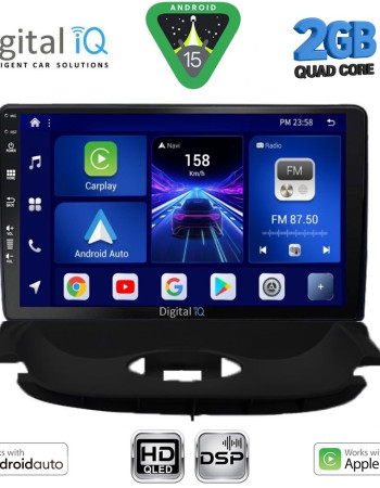 DIGITAL IQ BXC 3505_CPAA (9inc) MULTIMEDIA TABLET for PEUGEOT 206 mod. 1998-2006