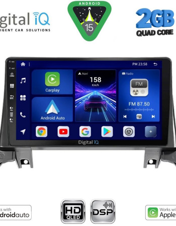 DIGITAL IQ BXC 3519_CPAA (9inc) MULTIMEDIA TABLET for PEUGEOT 3008 - 5008 mod. 2016-2024