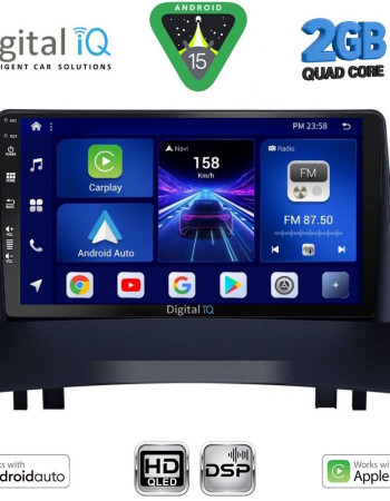 DIGITAL IQ BXC 3555_CPAA (9inc) MULTIMEDIA TABLET for RENAULT MEGANE 2 mod. 2002-2008