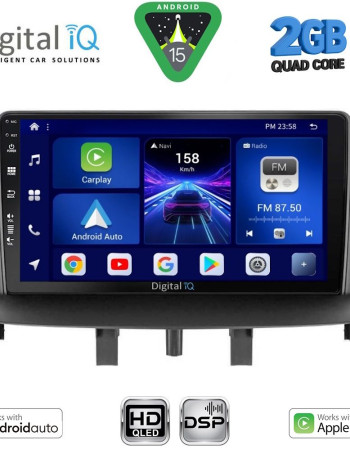 DIGITAL IQ BXC 3556_CPAA (9inc) MULTIMEDIA TABLET for RENAULT MEGANE 3 mod. 2009-2016