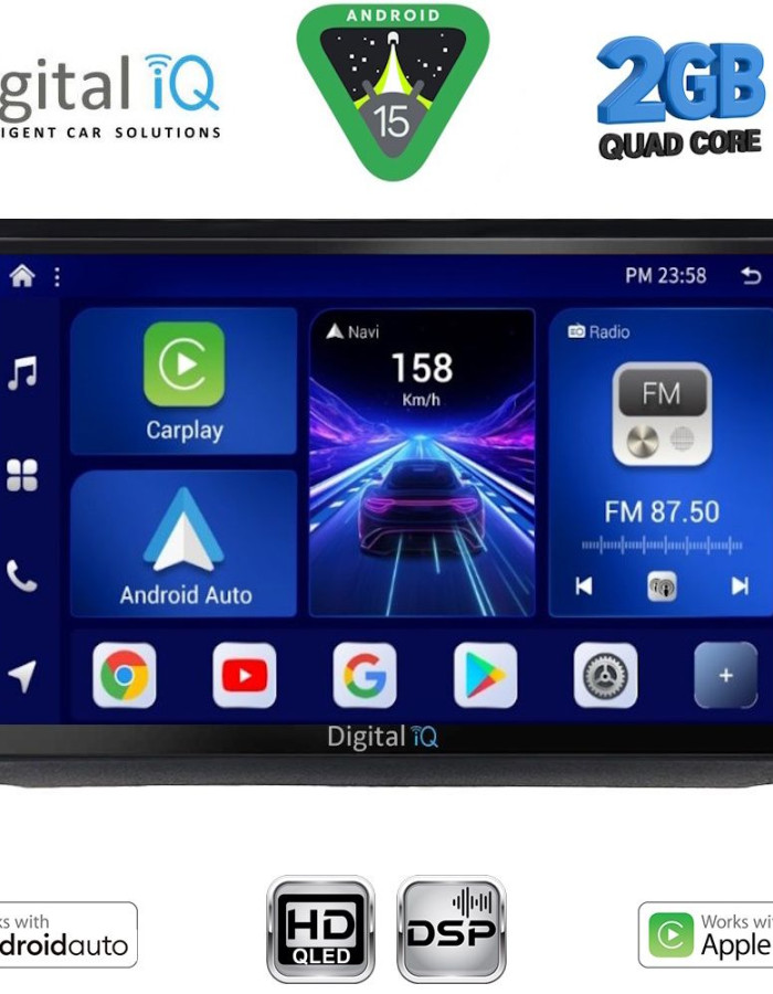 DIGITAL IQ BXC 3558_CPAA (10inc) MULTIMEDIA TABLET for OPEL VIVARO – RENAULT TRAFIC - NISSAN PRIMASTAR mod. 2004-2015
