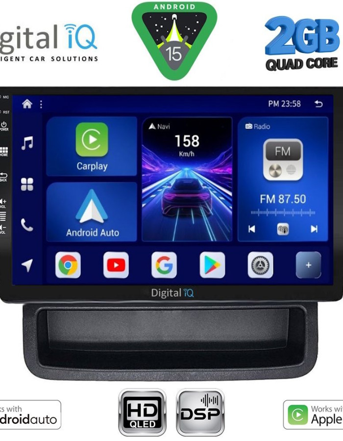 DIGITAL IQ BXC 3559_CPAA (10inc) MULTIMEDIA TABLET for OPEL VIVARO – RENAULT TRAFIC - NISSAN PRIMASTAR mod. 2004-2015