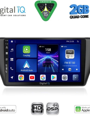 DIGITAL IQ BXC 3582_CPAA (9inc) MULTIMEDIA TABLET for SKODA FABIA mod. 2015-2022