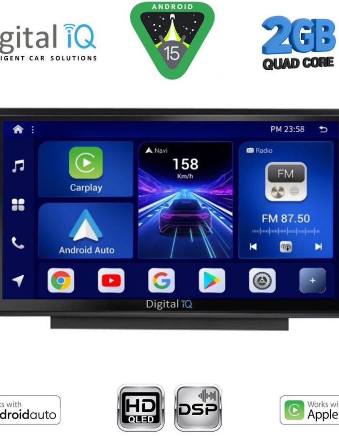 DIGITAL IQ BXC 3594_CPAA (9inc) MULTIMEDIA TABLET for SKODA OCTAVIA 5 mod. 2005-2012