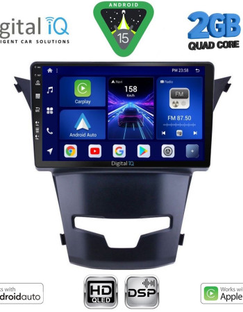 DIGITAL IQ BXC 3653_CPAA (9inc) MULTIMEDIA TABLET for SSANGYONG KORANDO mod. 2014-2019