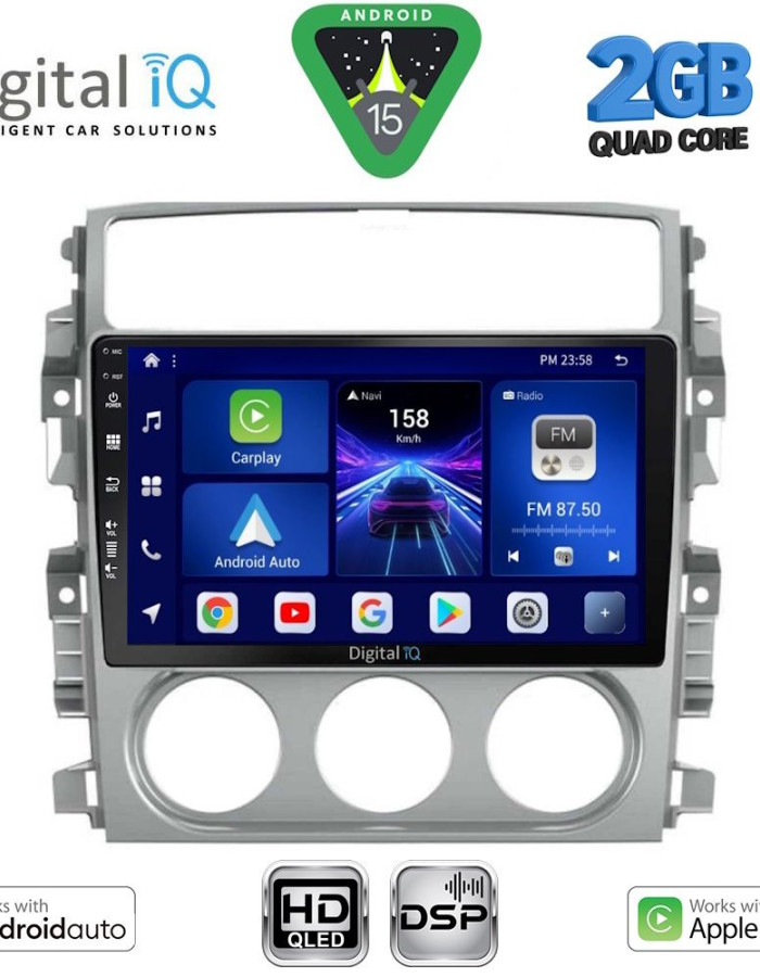 DIGITAL IQ BXC 3681_CPAA (9inc) MULTIMEDIA TABLET for SUZUKI LIANA mod. 2001-2007