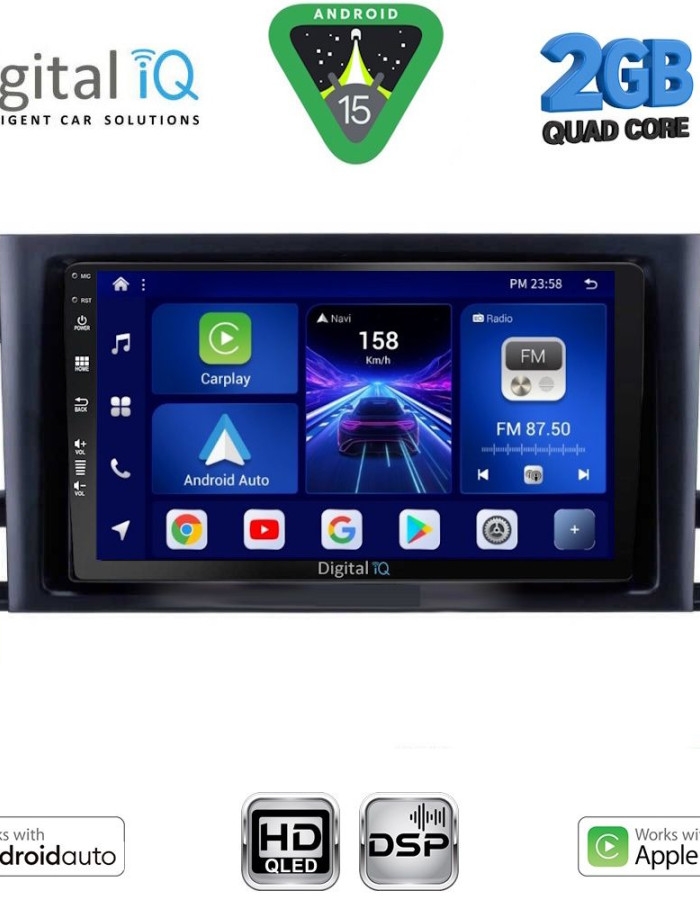 DIGITAL IQ BXC 3696_CPAA (9inc) MULTIMEDIA TABLET for SUZUKI GRAND VITARA mod. 2005-2015