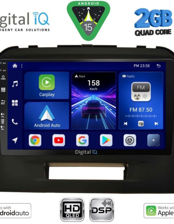 DIGITAL IQ BXC 3697BL_CPAA (9inc) MULTIMEDIA TABLET for SUZUKI VITARA mod. 2016-2025 (BLACK)
