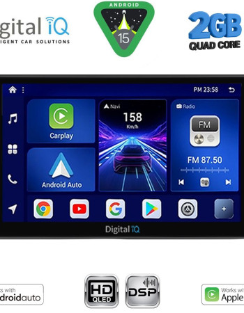 DIGITAL IQ BXC 3704BL_CPAA (9inc) MULTIMEDIA TABLET for TOYOTA AVENSIS (T25) mod. 2003-2009 (BLACK)