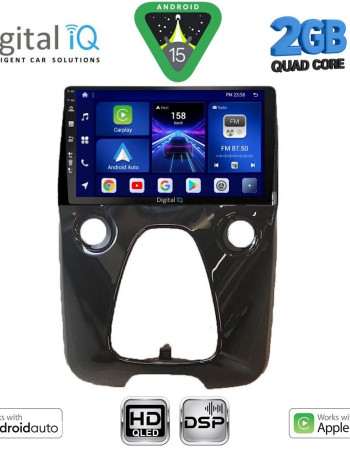DIGITAL IQ BXC 3708_CPAA A/C (10inc) MULTIMEDIA TABLET for CITROEN C1-PEUGEOT 108-TOYOTA AYGO mod. 2014-2022