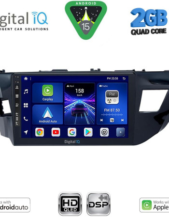 DIGITAL IQ BXC 3714MD_CPAA (10inc) MULTIMEDIA TABLET for TOYOTA COROLLA mod. 2013-2016