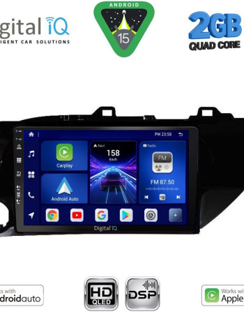 DIGITAL IQ BXC 3721_CPAA (10inc) MULTIMEDIA TABLET for TOYOTA HILUX mod. 2017-2026