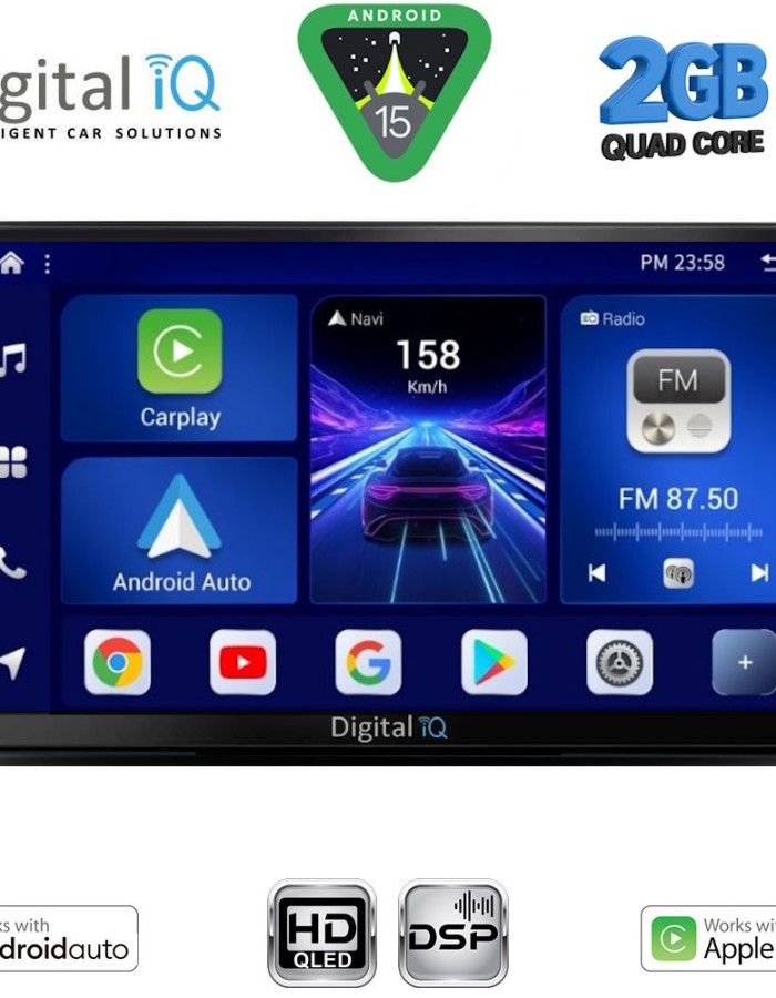 DIGITAL IQ BXC 3722_CPAA (9inc) MULTIMEDIA TABLET for TOYOTA LANDCRUISER mod. 1998-2003
