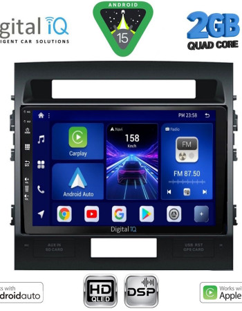 DIGITAL IQ BXC 3724_CPAA (10inc) MULTIMEDIA TABLET for TOYOTA LANDCRUISER mod. 2008-2015