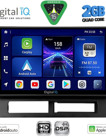 DIGITAL IQ BXC 3728DASH_CPAA (9inc) MULTIMEDIA TABLET for TOYOTA PRIUS mod. 2003-2009 (Supports Original Clima-HYBRID)