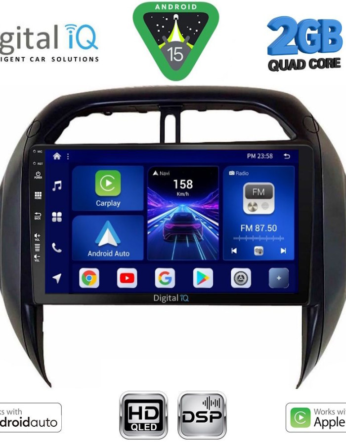 DIGITAL IQ BXC 3730_CPAA CLIMA (9inc) MULTIMEDIA TABLET for TOYOTA RAV 4 mod. 2000-2006