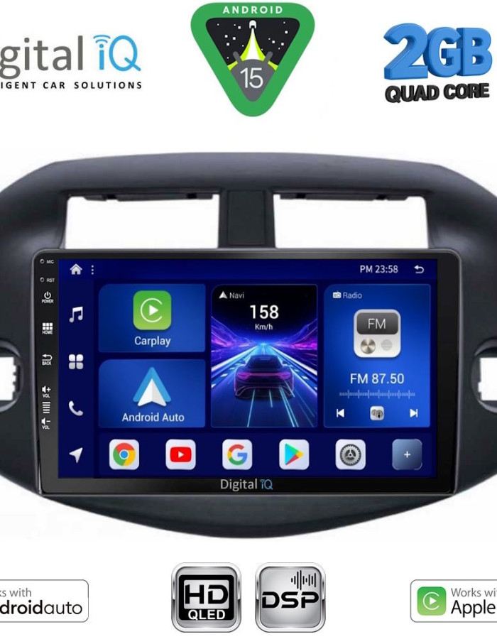 DIGITAL IQ BXC 3732_CPAA (10inc) MULTIMEDIA TABLET for TOYOTA RAV 4 mod. 2006-2012