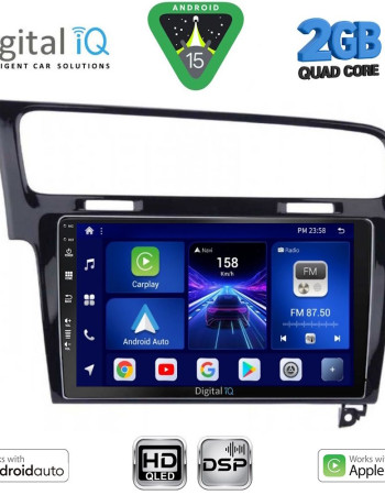 DIGITAL IQ BXC 3747BL_CPAA (10inc) MULTIMEDIA TABLET for VW GOLF 7 mod. 2013-2020