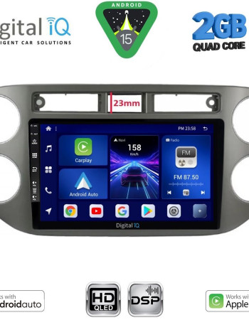 DIGITAL IQ BXC 3760GR_CPAA (9inc) MULTIMEDIA TABLET for  VW TIGUAN  mod. 2011-2016 (GREY)