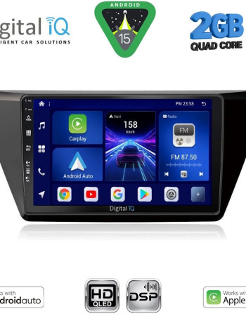 DIGITAL IQ BXC 3769_CPAA (10inc) MULTIMEDIA TABLET for VW TOURAN mod. 2016-2026