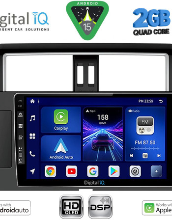 DIGITAL IQ BXC 3777_CPAA (10inc) MULTIMEDIA TABLET for TOYOTA PRADO mod. 2014-2017