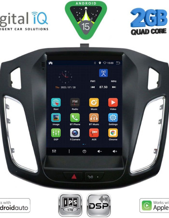 DIGITAL IQ BXC 3855_CPAA TESLA STYLE for FORD FOCUS mod. 2011-2017