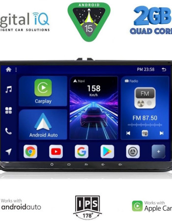 DIGITAL IQ BXC 389_CPAA (9'' DECK) MULTIMEDIA SYSTEM for VW – SKODA – SEAT GROUP mod. 2004-2014