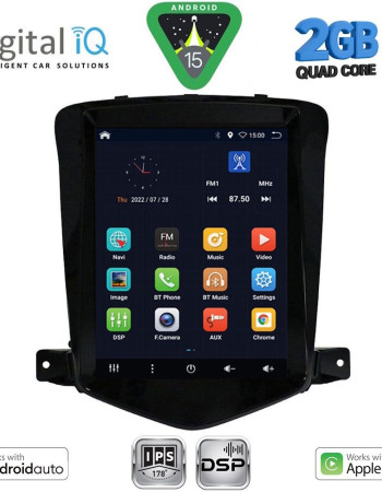 DIGITAL IQ BXC 3925_CPAA TESLA STYLE for CHEVROLET CRUZE mod. 2008-2012