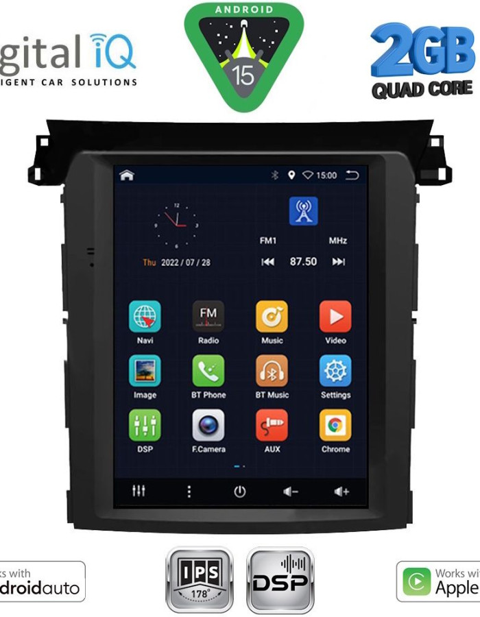 DIGITAL IQ BXC 3961_CPAA TESLA STYLE for SUBARU FORESTER – IMPREZA – XV mod. 2019-2024