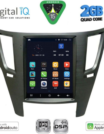 DIGITAL IQ BXC 3962_CPAA TESLA STYLE for SUBARU LEGACY – OUTBACK mod. 2009-2014