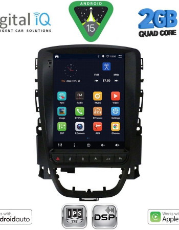 DIGITAL IQ BXC 3972_CPAA TESLA STYLE for OPEL ASTRA J mod. 2011-2016