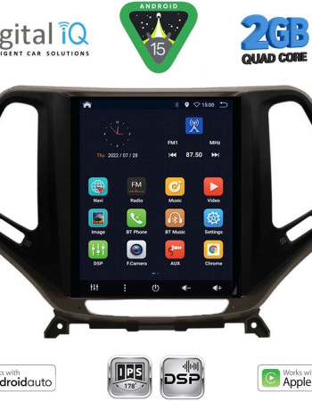 DIGITAL IQ BXC 3984_CPAA TESLA STYLE for JEEP CHEROKEE mod. 2014-2024