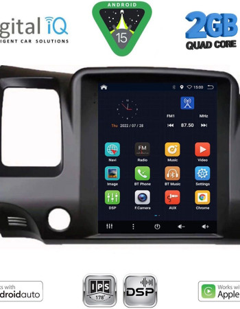 DIGITAL IQ BXC 3988_CPAA TESLA STYLE for HONDA CIVIC 4D mod. 2006-2012