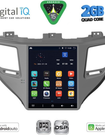 DIGITAL IQ BXC 3997_CPAA TESLA STYLE for HYUNDAI TUCSON mod. 2015-2019