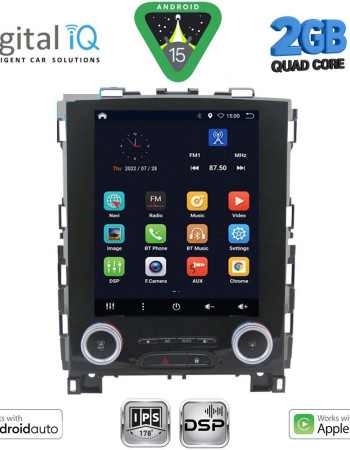 DIGITAL IQ BXC 3998_CPAA TESLA STYLE for RENAULT KOLEOS – MEGANE 4 mod. 2016-2025