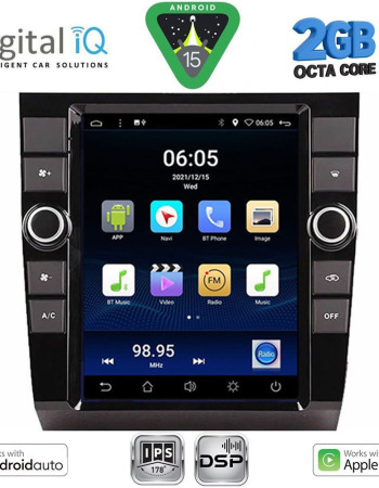DIGITAL IQ BXF 5904_CPAA TESLA STYLE for AUDI A4 mod. 2002-2008