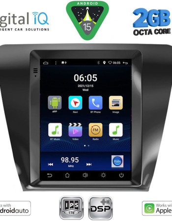 DIGITAL IQ BXF 5917_CPAA TESLA STYLE for SKODA OCTAVIA 7 mod. 2013-2020