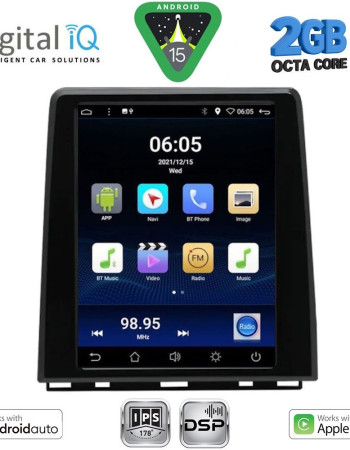 DIGITAL IQ BXF 5947_CPAA (LOW VERSION) TESLA STYLE for RENAULT CLIO - CAPTUR mod. 2019-2026
