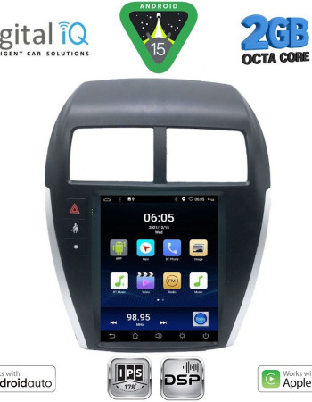 DIGITAL IQ BXF 5952_CPAA TESLA STYLE for MITSUBISHI ASX mod. 2009-2020
