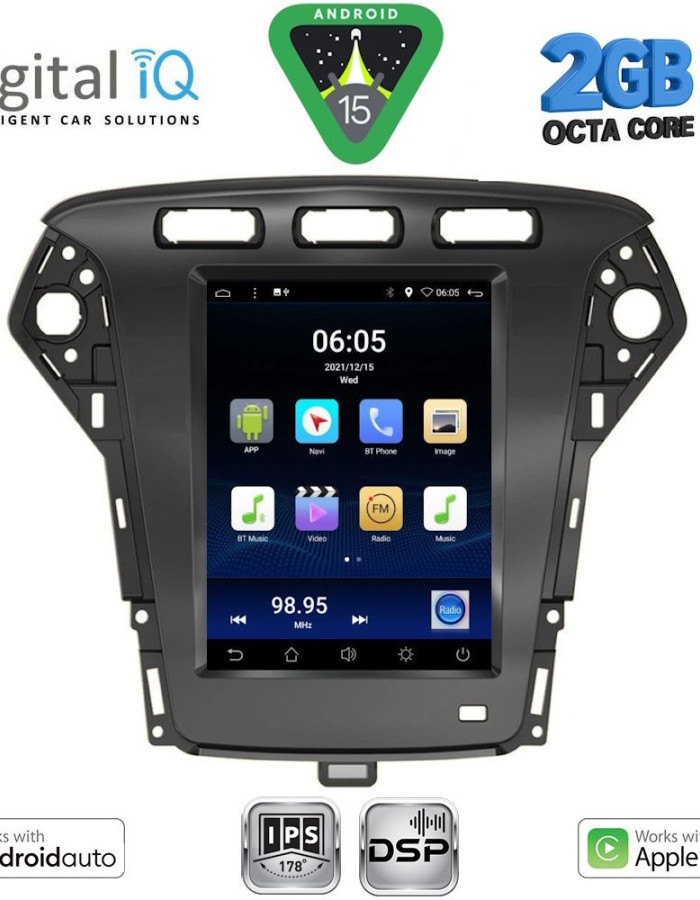 DIGITAL IQ BXF 5958_CPAA TESLA STYLE for FORD MONDEO mod. 2010-2013