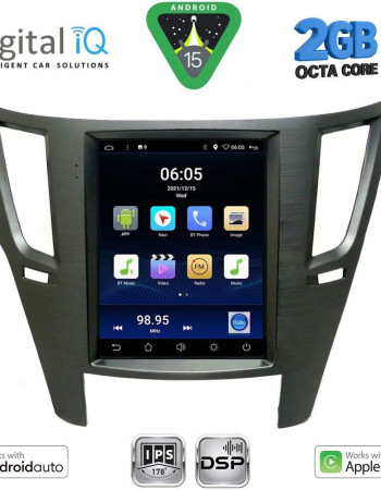 DIGITAL IQ BXF 5962_CPAA TESLA STYLE for SUBARU LEGACY – OUTBACK mod. 2009-2014