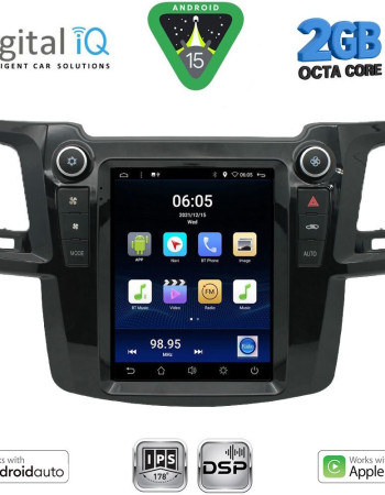 DIGITAL IQ BXF 5965_CPAA TESLA STYLE for TOYOTA HILUX mod. 2005-2015
