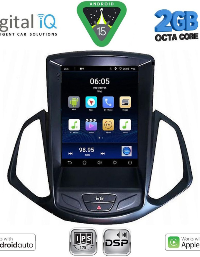 DIGITAL IQ BXF 5966_CPAA TESLA STYLE for FORD ECOSPORT mod. 2012-2018