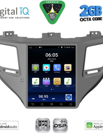 DIGITAL IQ BXF 5997_CPAA TESLA STYLE for HYUNDAI TUCSON mod. 2015-2019